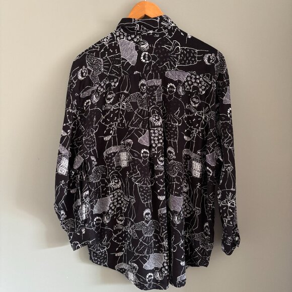 Vintage Funky People Button Down Shirt - Picture 3 of 6
